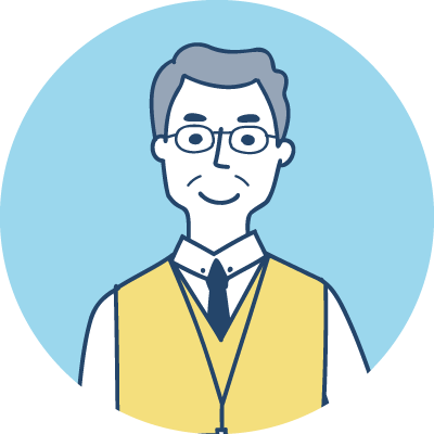 50代男性　課長